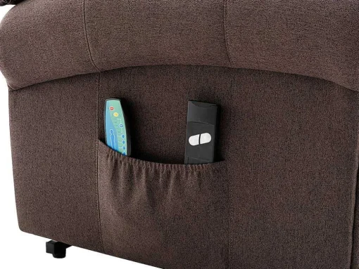 Massagestoel Met Elektrische Sta-Op Functie - Bruin - Lovari