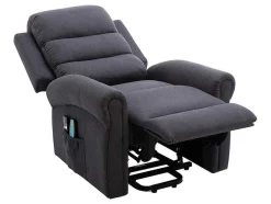 Massagestoel Met Elektrische Sta-Op Functie - Antraciet - Lovari