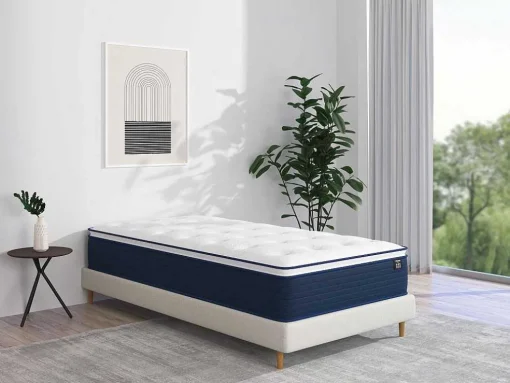 Matras 90X190Cm Met Pocketveren En Bijpassende Topmatras Dikte 24Cm - Altier Van Dreamea