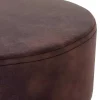 Mcw-C22 Kruk, Imitatie Suede, Vintage Donkerbruin