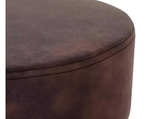 Mcw-C22 Kruk, Imitatie Suede, Vintage Donkerbruin
