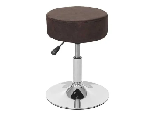 Mcw-C22 Kruk, Imitatie Suede, Vintage Donkerbruin