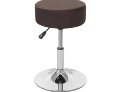 Mcw-C22 Kruk, Imitatie Suede, Vintage Donkerbruin