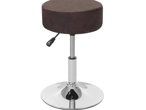 Mcw-C22 Kruk, Imitatie Suede, Vintage Donkerbruin