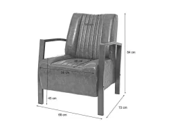 Mcw-H10 Fauteuil, Vintage Grijs