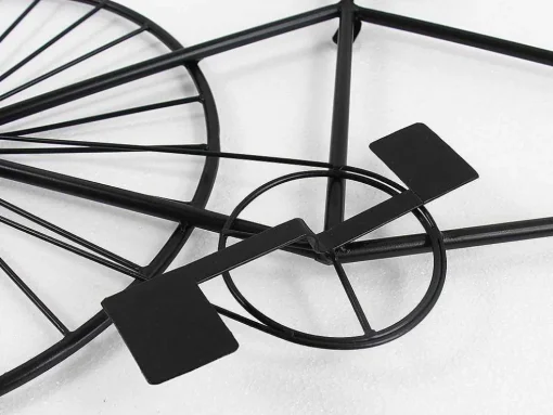 Metalen Fiets Wanddecoratie Ventoux - L. 109 X H. 56 Cm - Zwart