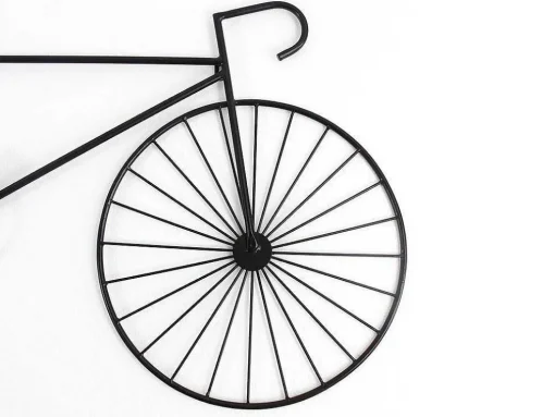 Metalen Fiets Wanddecoratie Ventoux - L. 109 X H. 56 Cm - Zwart
