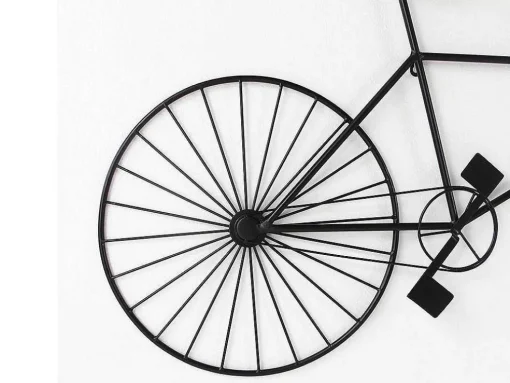 Metalen Fiets Wanddecoratie Ventoux - L. 109 X H. 56 Cm - Zwart
