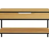 Meubel Onder Wastafel Van Licht Teakhout En Metaal - 120 Cm - Tukad