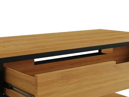 Meubel Onder Wastafel Van Licht Teakhout En Metaal - 120 Cm - Tukad