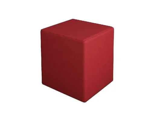 Milena Pouf, Rood, 34X34X37 Cm, Epikasa