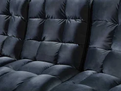 Moduleerbare Relaxhoekbank Van Fluweel - Antraciet - Alford
