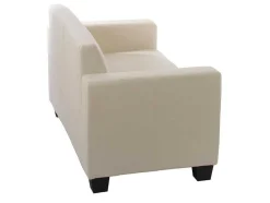 Moncalieri Bankstel (Set Van 2), Creme