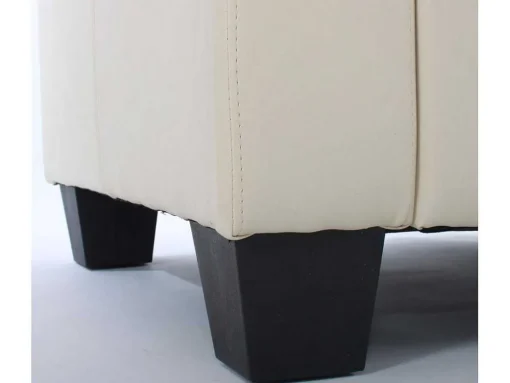Moncalieri Bankstel (Set Van 2), Creme
