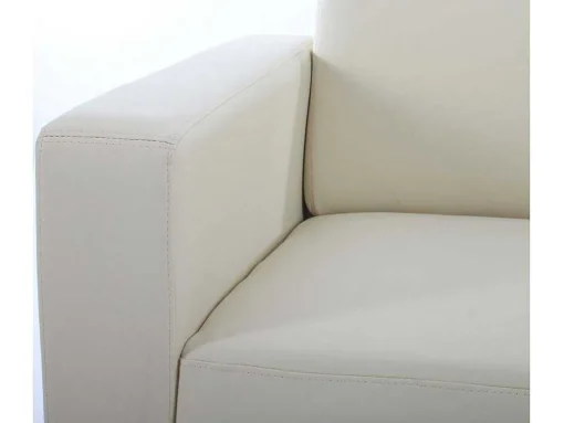 Moncalieri Bankstel (Set Van 2), Creme