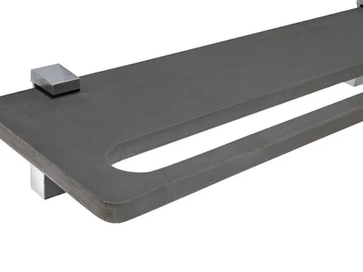 Muur Handdoekhouder Van Beton - 59,5 X 16,8 X 1,8 Cm - Dukat