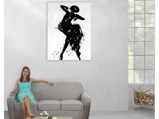 Olieverfschilderij Danser Handgeschilderd