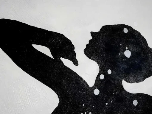 Olieverfschilderij Danser Handgeschilderd