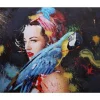 Olieverfschilderij Vrouw Mcw-H25 Handgeschilderd, 100X150Cm