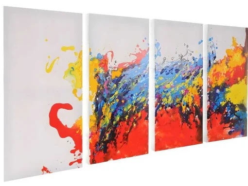 Olieverfschilderij Wave Handgeschilderd