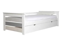 Onderschuifbed Celiane - 2 X 90 X 190 Cm - Mdf - Wit
