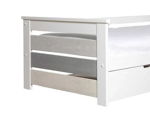 Onderschuifbed Celiane - 2 X 90 X 190 Cm - Mdf - Wit