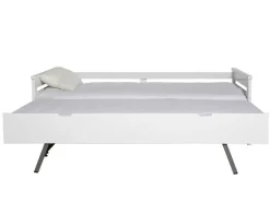 Onderschuifbed Celiane - 2 X 90 X 190 Cm - Mdf - Wit