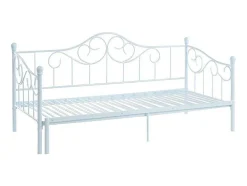 Onderuitschuifbed Sebille - Metaal - 90 X 200 Cm - Wit