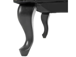 Oxford Fauteuil, Zwart Zonder Voetenbank