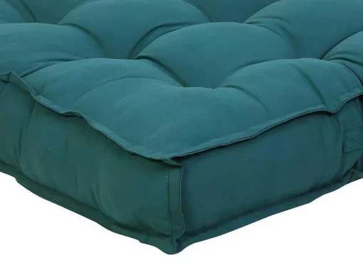 Palletkussen Baila - Katoen En Polyester - 80X120X12 Cm - Blauw