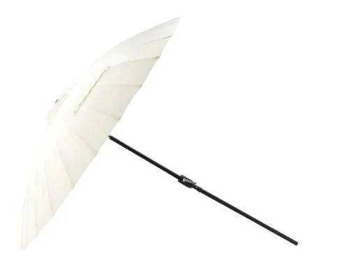 Palmetto Parasol Met Kantelfunctie Wit.