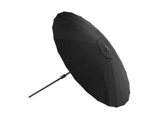Palmetto Parasol Met Kantelfunctie Zwart.