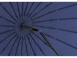 Palmetto Parasol Met Kantelfunctie Blauw.