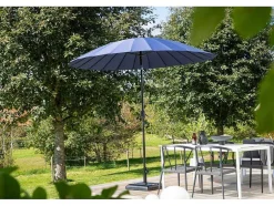 Palmetto Parasol Met Kantelfunctie Blauw.