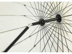 Palmetto Parasol Met Kantelfunctie Wit.