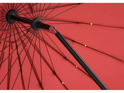 Palmetto Parasol Met Kantelfunctie Rood.