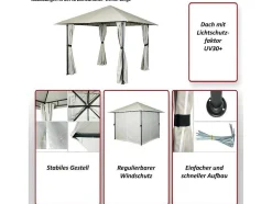 Pergola Mcw-J63, Antraciet