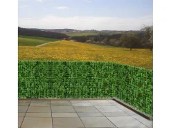 Privacyscherm Balkon N77 Ii Blad, 500X100Cm Licht Blad