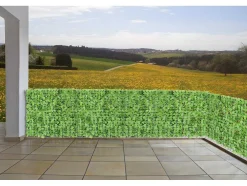 Privacyscherm Balkon N77 Ii Blad, 300X150Cm Licht Blad