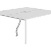 Professioneel Bureau Voor 2 Personen - Wit - L160 Cm - Downtown