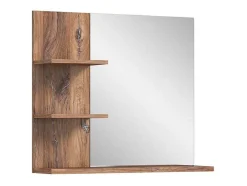 Ramon Spiegel Bad 80Cm 3 Planken Grijs,Eik Decor.