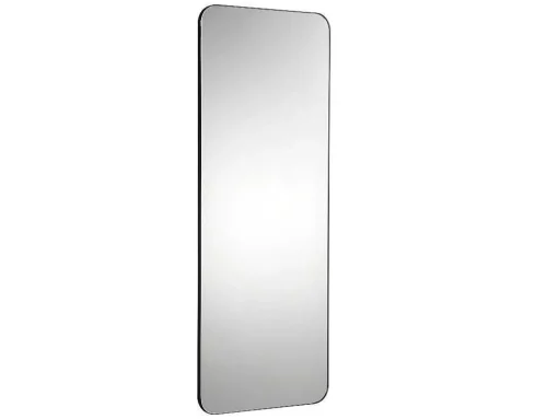 Rechthoekige Badkamerspiegel Met Zwarte Contour - 140X50 Cm - Demetria