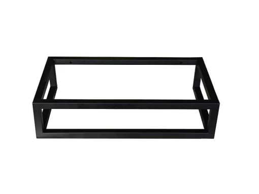 Rechthoekige Hangende Wastafel Met Drager - L40 X B22 Cm - Uchami