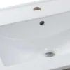 Rechthoekige Keramische Wastafel - Wit - 81 X 46,5 Cm - Motiac