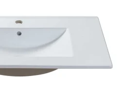 Rechthoekige Keramische Wastafel - Wit - 81 X 46,5 Cm - Motiac