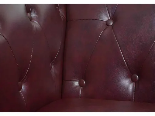 Relaxfauteuil Edinburgh Ronde Poten, Ronde Poten, Roodbruin