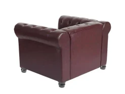 Relaxfauteuil Edinburgh Ronde Poten, Ronde Poten, Roodbruin