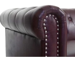 Relaxfauteuil Edinburgh Ronde Poten, Ronde Poten, Roodbruin