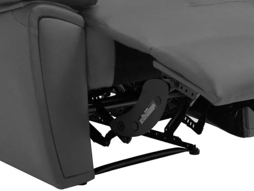 Relaxfauteuil Van Grijs Leer Vineta
