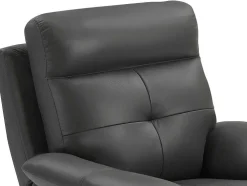 Relaxfauteuil Van Grijs Leer Vineta